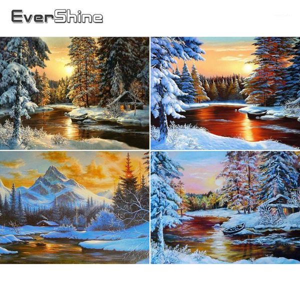 paintings evershine diamond embroidery winter full set painting snow landscape square drill mosaic art decoration1
paintings evershine diamond embroidery winter full set painting snow landscape square drill mosaic art decoration1