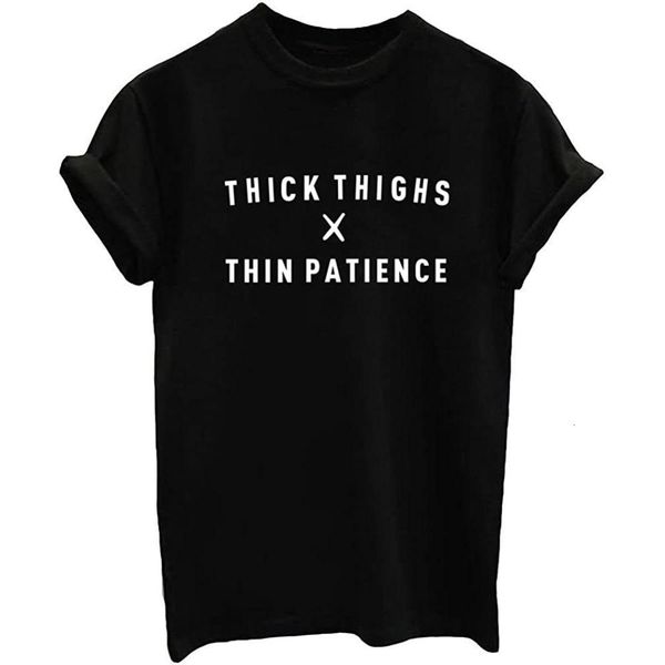 women's thick thighs thin patience funny t-shirt cute juniors teen girl tee funny 90s t shirt,drop ship, White
women's thick thighs thin patience funny t-shirt cute juniors teen girl tee funny 90s t shirt,drop ship, White