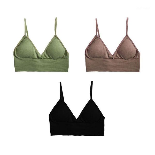 womens deep v-neck solid color crop push up padded wire bralette seamless backless triangle bra sports camisole1, Red;black
womens deep v-neck solid color crop push up padded wire bralette seamless backless triangle bra sports camisole1, Red;black