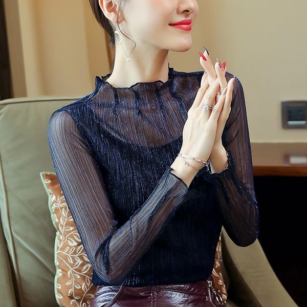 gticc love fashion buy clothes 2020 autumn new ear collar bright silk long women's bottomed sleeve with tshirt t-shirt clothes trend, White
gticc love fashion buy clothes 2020 autumn new ear collar bright silk long women's bottomed sleeve with tshirt t-shirt clothes trend, White