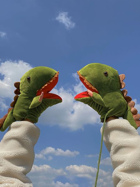 aijia miniature dinosaur glove female winter student cartoon cute funny korean version warm plush, Blue;gray
aijia miniature dinosaur glove female winter student cartoon cute funny korean version warm plush, Blue;gray