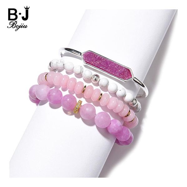 charm bracelets natural quartz druzy stone & bangles for women 2021 fashion white howlite pink dragon agates bracelet bcset306, Golden;silver
charm bracelets natural quartz druzy stone & bangles for women 2021 fashion white howlite pink dragon agates bracelet bcset306, Golden;silver