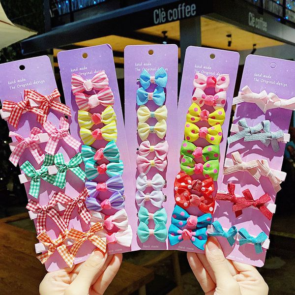 10pcs/set new girls cute colorful bow hair clips kids lovely hairpins barrettes headband ornament fashion hair accessories, Slivery;white
10pcs/set new girls cute colorful bow hair clips kids lovely hairpins barrettes headband ornament fashion hair accessories, Slivery;white