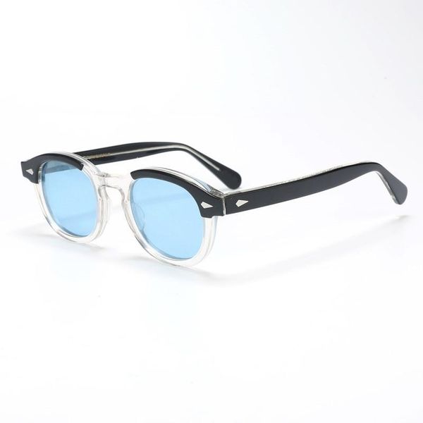 retro johnny depp style men acetate round polarized sunglasses women brand designer sunglasses, White;black
retro johnny depp style men acetate round polarized sunglasses women brand designer sunglasses, White;black