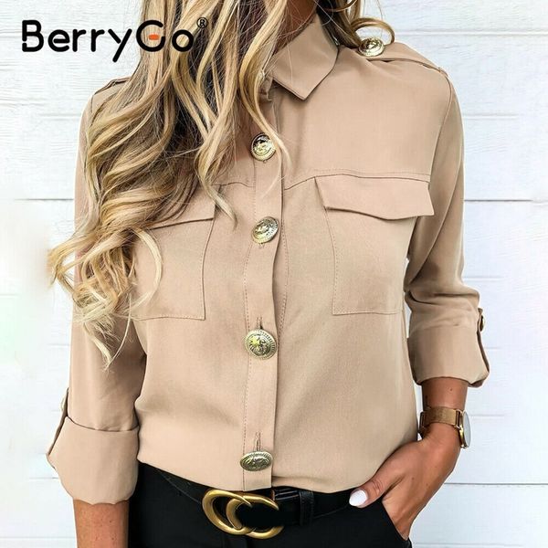 berrygo vintage buttons women blouse shirt spring elegant long sleeve shirt female casual streetwear work summer blusas y200622, White
berrygo vintage buttons women blouse shirt spring elegant long sleeve shirt female casual streetwear work summer blusas y200622, White