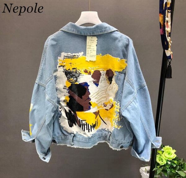 neploe hand-painted pattern chic coat letters print cool girl denim jacket 2020 spring autumn fashion pockets bf outwear 69604 1015, Black;brown
neploe hand-painted pattern chic coat letters print cool girl denim jacket 2020 spring autumn fashion pockets bf outwear 69604 1015, Black;brown