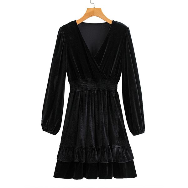 2021 new veet women v-neck bodycon modis soild autumn winter elegent split femme es party long sleeve gothic clothes s4rm, Black;gray
2021 new veet women v-neck bodycon modis soild autumn winter elegent split femme es party long sleeve gothic clothes s4rm, Black;gray