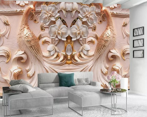 custom 3d animal wallpaper 3d home wallpaper embossed flower lucky bird digital printing hd decorative beautiful wallpaper
custom 3d animal wallpaper 3d home wallpaper embossed flower lucky bird digital printing hd decorative beautiful wallpaper