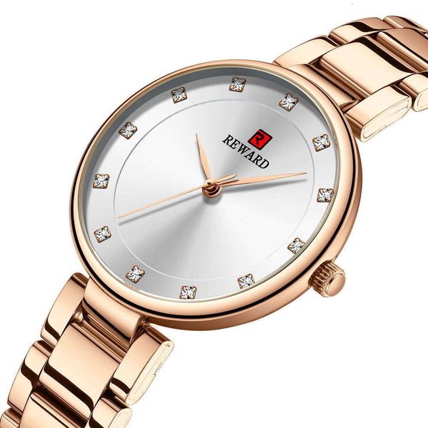 reward2020 thin drill tiktok, steel super belt, simplified japanese waterproof quartz watch, ladies watch, Slivery;brown
reward2020 thin drill tiktok, steel super belt, simplified japanese waterproof quartz watch, ladies watch, Slivery;brown