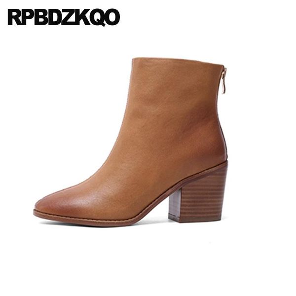 boots chunky brown women winter 2021 booties round toe big size zipper high heel genuine leather 10 luxury ankle shoes fur block, Black
boots chunky brown women winter 2021 booties round toe big size zipper high heel genuine leather 10 luxury ankle shoes fur block, Black