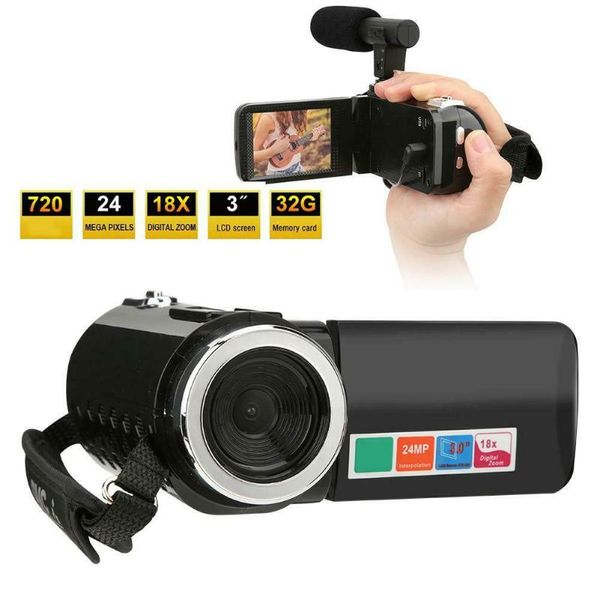 professional 4k hd camcorder video camera night vision 3 inch lcd touch screen 18x digital zoom camera with microphone
professional 4k hd camcorder video camera night vision 3 inch lcd touch screen 18x digital zoom camera with microphone