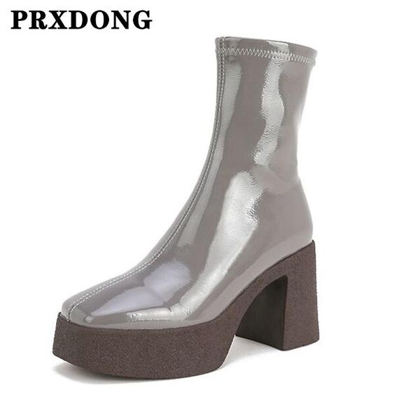 brand 2021 new autumn winter women ankle boots high heels platform shoes woman dress party elastic short boots big size 40, Black
brand 2021 new autumn winter women ankle boots high heels platform shoes woman dress party elastic short boots big size 40, Black