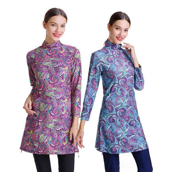 women floral muslim swimwear hijab muslimah islamic swimsuit swim surf wear sport burkinis printing moslim badmode
women floral muslim swimwear hijab muslimah islamic swimsuit swim surf wear sport burkinis printing moslim badmode