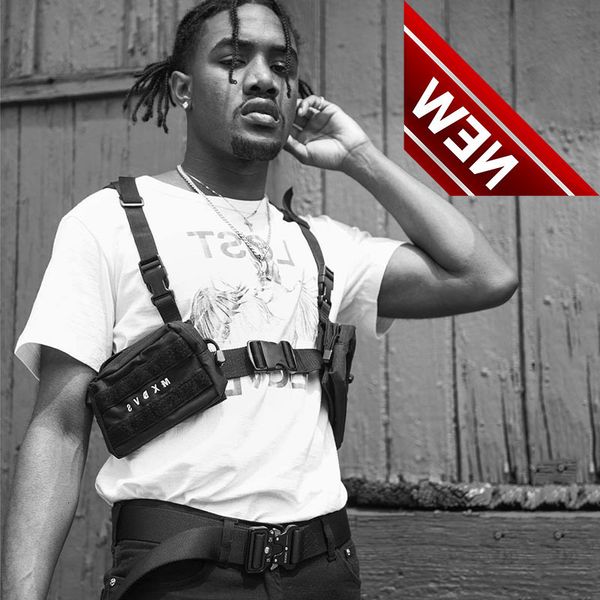 streetwear punk rig bag for hip-hop tactical chest bags functionality vest fanny pack women phone pocket wallet
streetwear punk rig bag for hip-hop tactical chest bags functionality vest fanny pack women phone pocket wallet