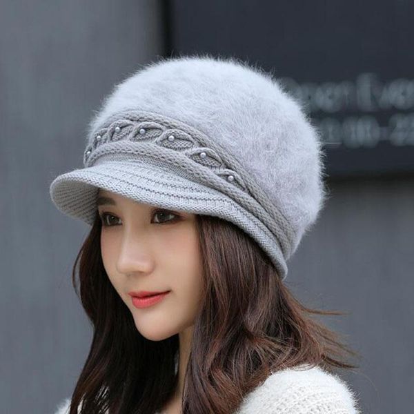 new brand hat autumn and winter knitted hat female thermal fur knitted windproof female beanies, Blue;gray
new brand hat autumn and winter knitted hat female thermal fur knitted windproof female beanies, Blue;gray
