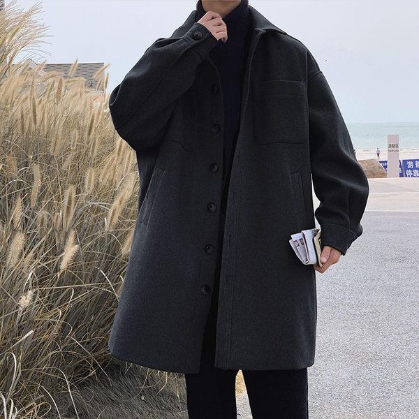 зима длинный шерстяное пальто мужская мода solid color повседневный негабаритные шерстяные пальто мужчины сыпучие корейский мужские шинель, Black
зима длинный шерстяное пальто мужская мода solid color повседневный негабаритные шерстяные пальто мужчины сыпучие корейский мужские шинель, Black
