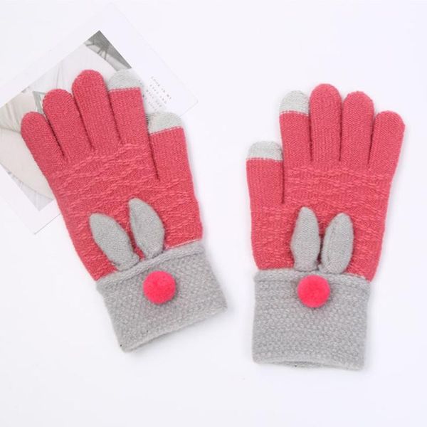 five fingers gloves winter knit touchscreen warm soft anti-slip cartoon knitted for women, Blue;gray
five fingers gloves winter knit touchscreen warm soft anti-slip cartoon knitted for women, Blue;gray