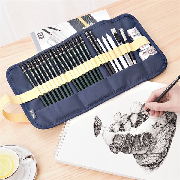 27pcs sketch pencil set professional sketching drawing kit wood pencil bags for painter school students art supplies 05868
27pcs sketch pencil set professional sketching drawing kit wood pencil bags for painter school students art supplies 05868