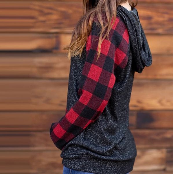 christmas women plaid patchwork t-shirt hoodies long sleeve hoodie sweatshirts autumn hooded pullover ladies tshirt with pocket e110201, White
christmas women plaid patchwork t-shirt hoodies long sleeve hoodie sweatshirts autumn hooded pullover ladies tshirt with pocket e110201, White