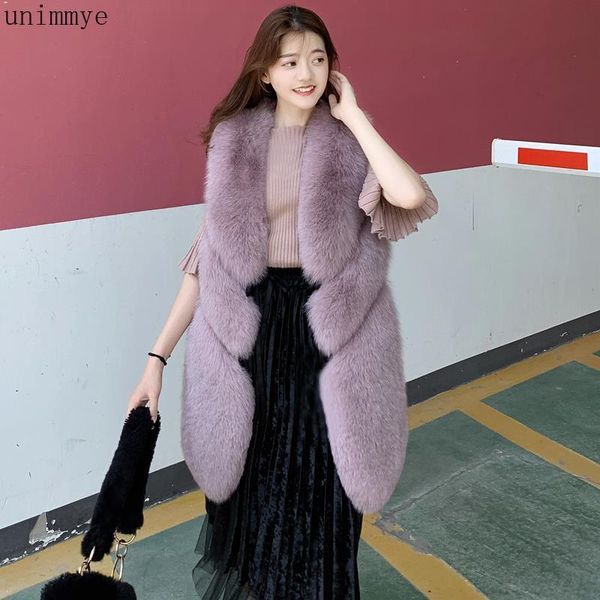 women's fur & faux 2021 vest winter women luxury furry plus size slim fake coats artificial y16, Black
women's fur & faux 2021 vest winter women luxury furry plus size slim fake coats artificial y16, Black