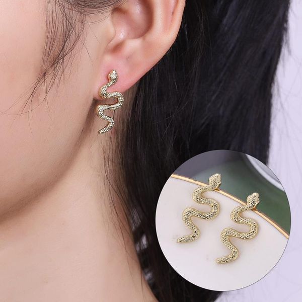 stud trendy mini animal snake earrings for women jewelry 2021 fashion punk exaggerated european cool retro ear female e710, Golden;silver
stud trendy mini animal snake earrings for women jewelry 2021 fashion punk exaggerated european cool retro ear female e710, Golden;silver