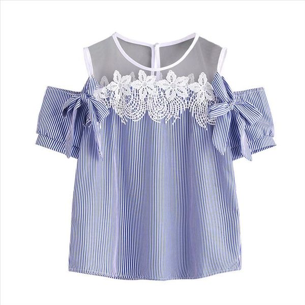 blouse 2021 fashion women short sleeve off shoulder lace striped casual tumblr women casual, White
blouse 2021 fashion women short sleeve off shoulder lace striped casual tumblr women casual, White