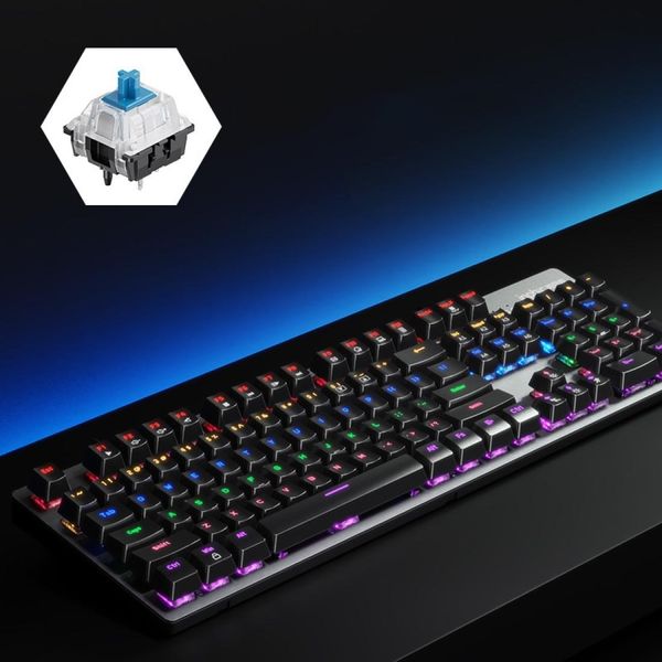 inphic v910 mechanical metal wired keyboard full-key non-rush gaming keyboard cable length 15m colour iron gray blue axis
inphic v910 mechanical metal wired keyboard full-key non-rush gaming keyboard cable length 15m colour iron gray blue axis