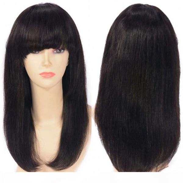 malaysian virgin human hair straight full lace wigs lace front wigs with bangs 130% density natural color wigs 6-26 inch, Black;brown
malaysian virgin human hair straight full lace wigs lace front wigs with bangs 130% density natural color wigs 6-26 inch, Black;brown