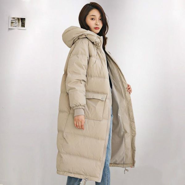 women's down jacket long woman coat female winter parkas 90% white duck down coats hooded fashion 2020 mujeres abrigos pph16781, Black
women's down jacket long woman coat female winter parkas 90% white duck down coats hooded fashion 2020 mujeres abrigos pph16781, Black