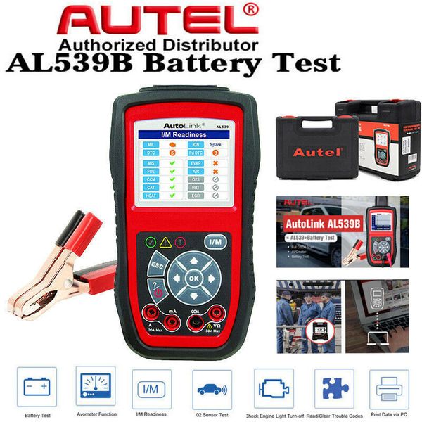autel autolink al539b obd2 fault code reader diagnostic tool scanner auto 12v electrical test battery multimetro universal
autel autolink al539b obd2 fault code reader diagnostic tool scanner auto 12v electrical test battery multimetro universal