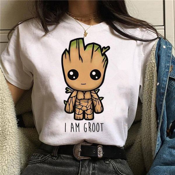 2020the new t-shirt cute bady groot printed women tshirt tee harajuku cropped funny fashion vogue cartoon anime t shirt, White
2020the new t-shirt cute bady groot printed women tshirt tee harajuku cropped funny fashion vogue cartoon anime t shirt, White
