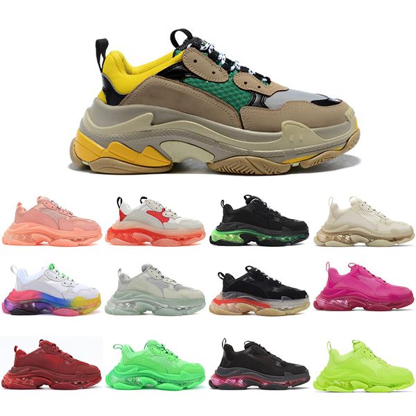 triple s clear sole men women platform shoes fashion paris sneakers black white pink neon mens trainers casual jogging
triple s clear sole men women platform shoes fashion paris sneakers black white pink neon mens trainers casual jogging