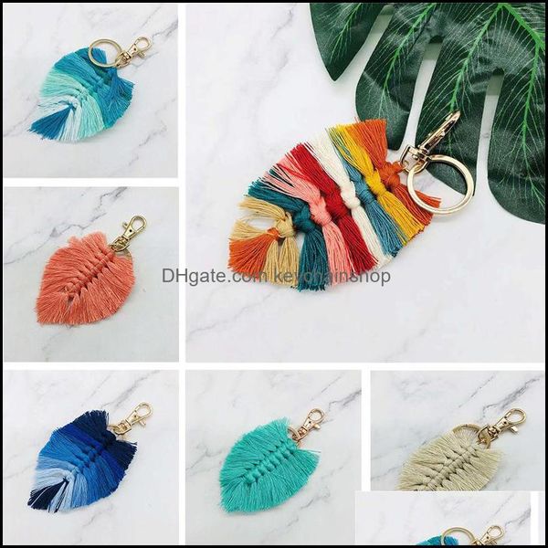 keychains fashion accessories leaf weaving rainbow for women boho handmade key holder keyring rame bag charm car hanging jewelry 6 colors dr, Silver
keychains fashion accessories leaf weaving rainbow for women boho handmade key holder keyring rame bag charm car hanging jewelry 6 colors dr, Silver
