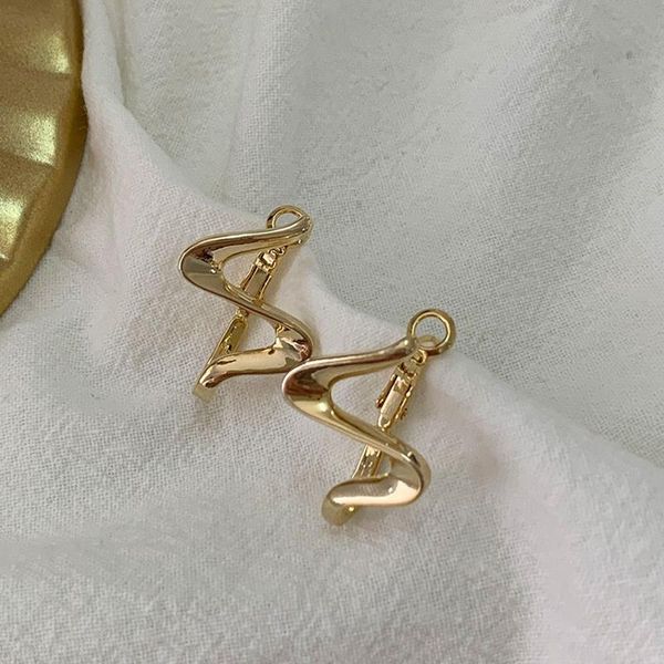 stud srcoi trendy simple spiral curved earring unique design wavy curve fashion temperament women party jewelry, Golden;silver
stud srcoi trendy simple spiral curved earring unique design wavy curve fashion temperament women party jewelry, Golden;silver