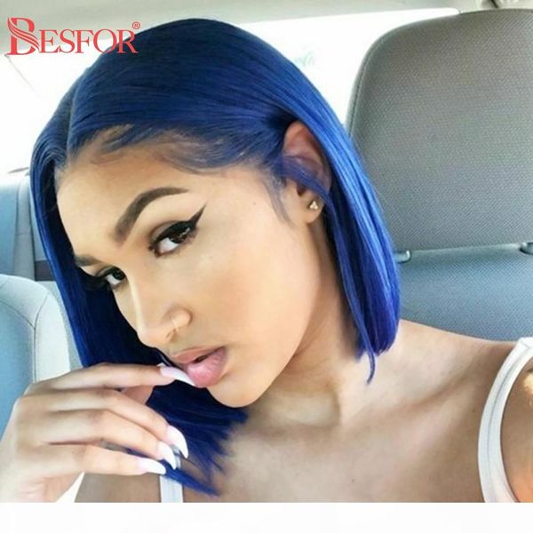 dark blue human hair 13x6 lace front bob wig cospaly 150% density short straight middle part lace frontal wigs glueless for wome, Black
dark blue human hair 13x6 lace front bob wig cospaly 150% density short straight middle part lace frontal wigs glueless for wome, Black