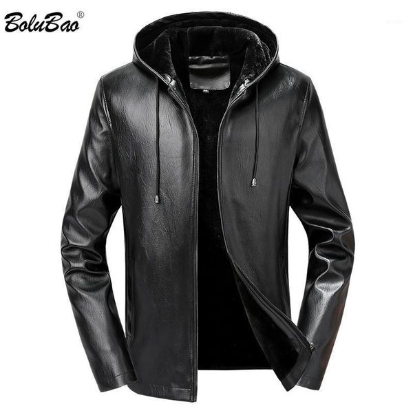 bolubao brand men hooded leather jacket male business casual jackets plus cashmere thin section pu leather jackets men1, Black
bolubao brand men hooded leather jacket male business casual jackets plus cashmere thin section pu leather jackets men1, Black