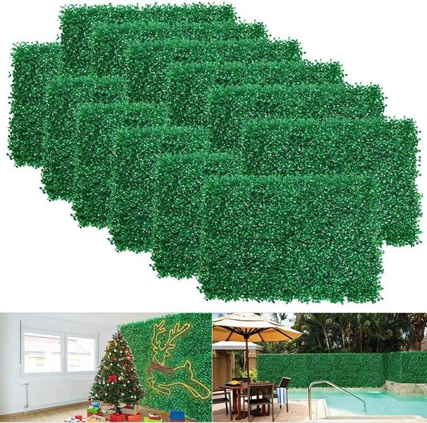 15pcs boxwood panels -60*40cm artificial plant for boxwood hedge set - use for uv protection indoor outdoor, greenery backdrop
15pcs boxwood panels -60*40cm artificial plant for boxwood hedge set - use for uv protection indoor outdoor, greenery backdrop