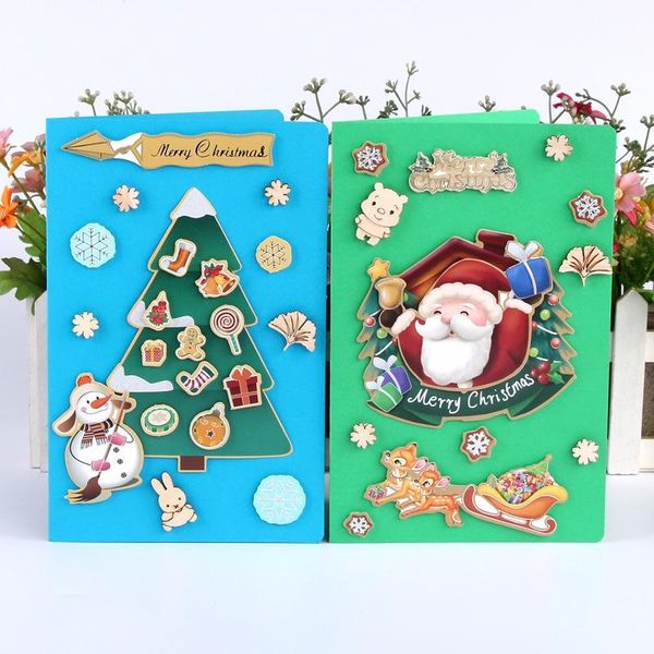 greeting cards 6pcs/set card with envelopes gold sequin 3d up wishes blank thank you gift merry christmas xmas
greeting cards 6pcs/set card with envelopes gold sequin 3d up wishes blank thank you gift merry christmas xmas