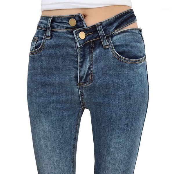 wholesale 2021 new autumn winter selling women's fashion casual denim pants ba12301, Blue
wholesale 2021 new autumn winter selling women's fashion casual denim pants ba12301, Blue