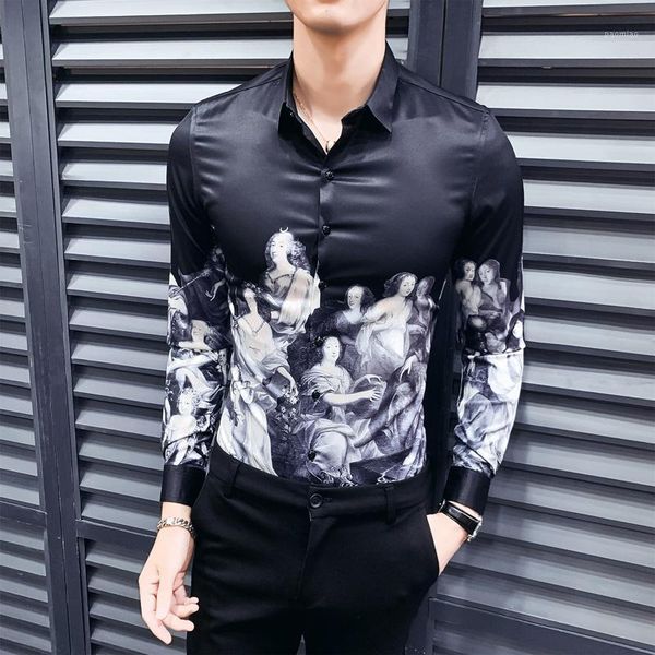 gzdeerax portrait printed mens shirts long sleeve party mens dress shirts plus size 4xl fashion slim fit man1, White;black
gzdeerax portrait printed mens shirts long sleeve party mens dress shirts plus size 4xl fashion slim fit man1, White;black
