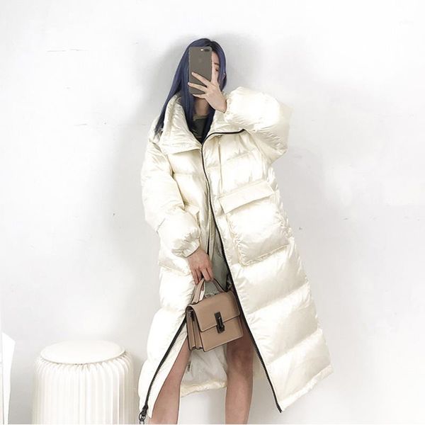 2019 new winter coat women 90% white duck down jacket women thick long down parka winter jacket female loose warm coat1, Black
2019 new winter coat women 90% white duck down jacket women thick long down parka winter jacket female loose warm coat1, Black