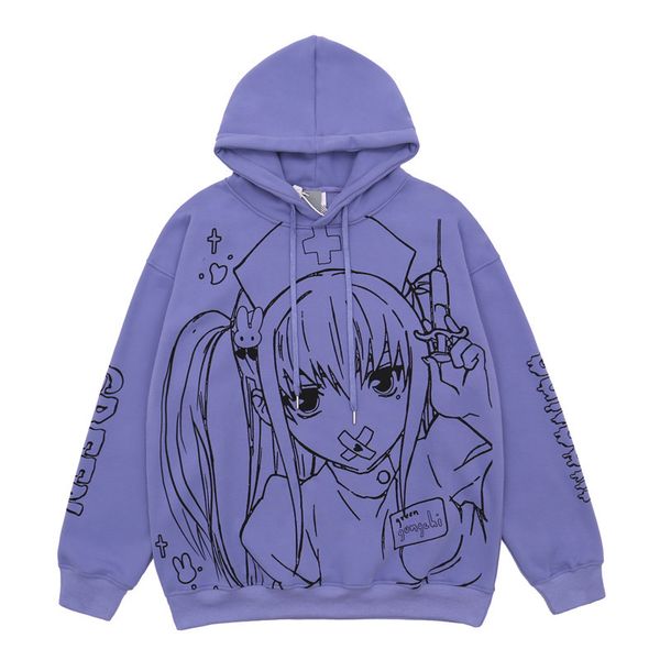 2020 girls kawaii cartoon printed japanese hoodies streetwear pullover hip men oversized rock hoodie couples qtqj, Black
2020 girls kawaii cartoon printed japanese hoodies streetwear pullover hip men oversized rock hoodie couples qtqj, Black