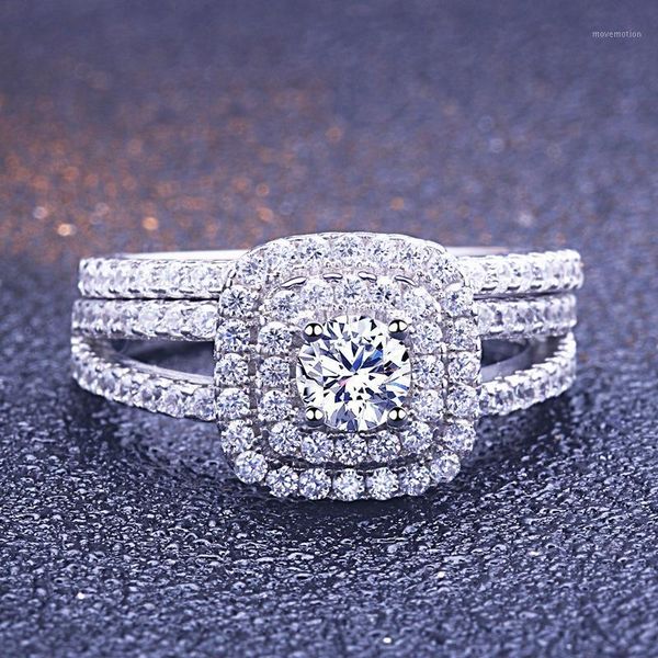 vintage female square zircon engagement ring promise wedding rings for women fashion sterling silver finger ring set1, Golden;silver
vintage female square zircon engagement ring promise wedding rings for women fashion sterling silver finger ring set1, Golden;silver