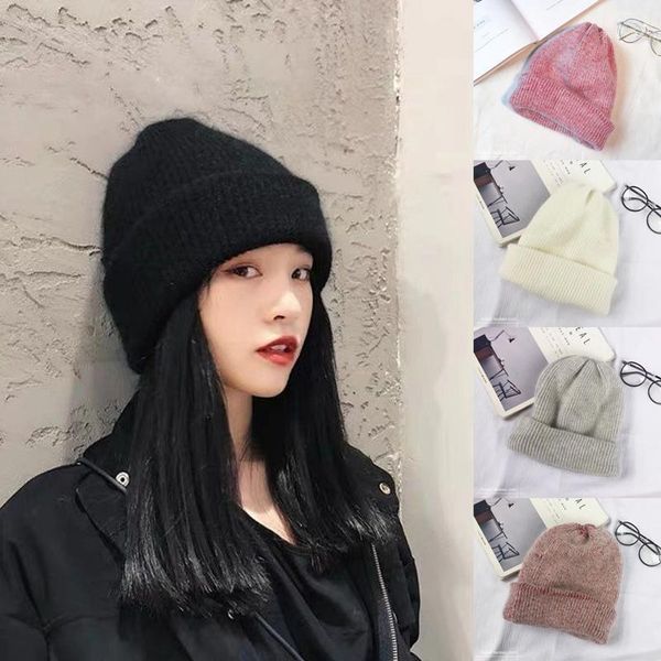 solid color knitting fur woman winter hat autumn bonnet acrylic man woman warm skullies gift wide side bonnets new1, Blue;gray
solid color knitting fur woman winter hat autumn bonnet acrylic man woman warm skullies gift wide side bonnets new1, Blue;gray