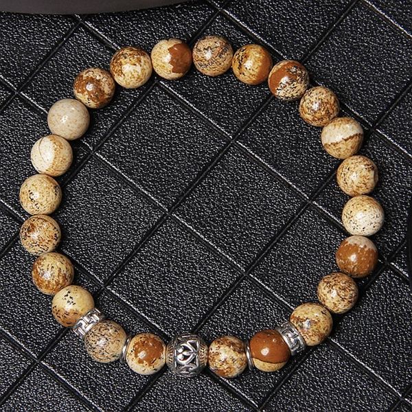 beaded, strands fashion natural stones alloy ball charm bracelets labradorite lava picture stone bead female male creative jewelry men, Black
beaded, strands fashion natural stones alloy ball charm bracelets labradorite lava picture stone bead female male creative jewelry men, Black