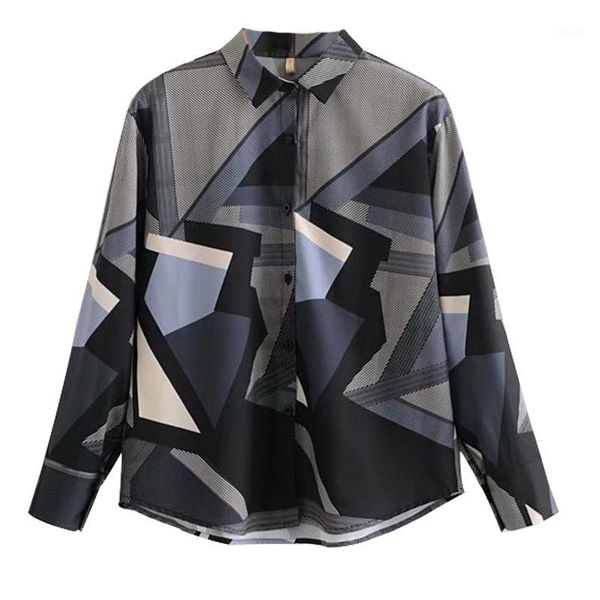 women's blouses & shirts chic geometric loose long-sleeved languid is lazy wind hitting scene render unlined upper garment shirt jacket, White
women's blouses & shirts chic geometric loose long-sleeved languid is lazy wind hitting scene render unlined upper garment shirt jacket, White