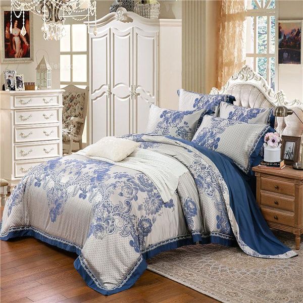 bedding sets luxury set stain jacquard cotton lace king sheet quil/duvet 4pcs cover flat size pillowcases bedsheet
bedding sets luxury set stain jacquard cotton lace king sheet quil/duvet 4pcs cover flat size pillowcases bedsheet