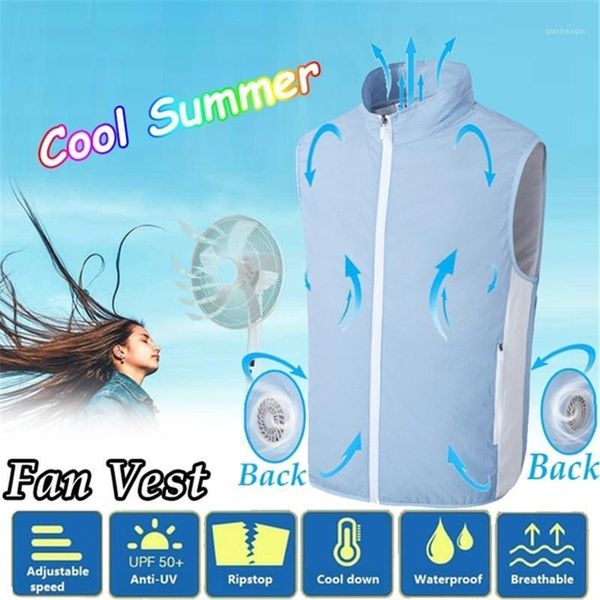 outdoor t-shirts usb fan cooling hiking fishing cycling vest air conditioning work outdoors quick conditioned 2 summer vest1, Gray;blue
outdoor t-shirts usb fan cooling hiking fishing cycling vest air conditioning work outdoors quick conditioned 2 summer vest1, Gray;blue
