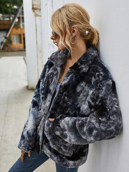 new autumn winter women fleece coats casual tie dye furry long sleeve zipper jacket outerwear fashion female warm coats1, Black;brown
new autumn winter women fleece coats casual tie dye furry long sleeve zipper jacket outerwear fashion female warm coats1, Black;brown