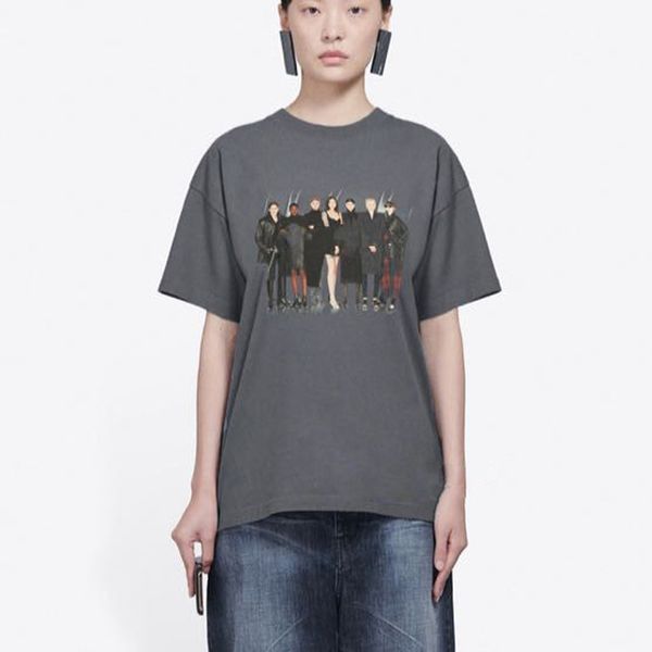 20ss band model p printed tee high street crew neck short sleeves men women high-end travel t-shirt summer breathable tee hfymtx848, White;black
20ss band model p printed tee high street crew neck short sleeves men women high-end travel t-shirt summer breathable tee hfymtx848, White;black